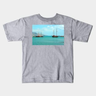 Kardamaina Harbour Kids T-Shirt